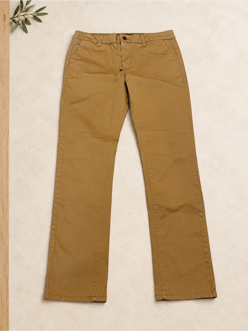 RSQ Men's Khaki Chino Pants in Tan Brown